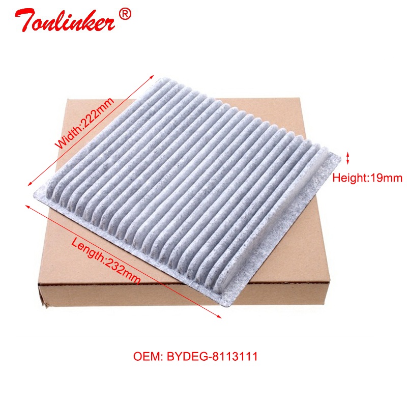 Filtro de aire de cabina BYDEG-8113111 para BYD F6 2007/M6 MPV /BYD S6 G6 filtro interno /SIRUI /1 piezas