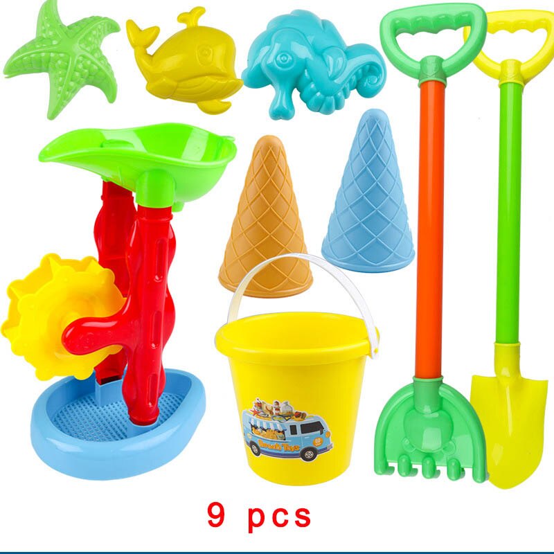 Beach toys for children sand set sand bucket game sea sand rake shovel summer mold baby bath toy outdoor toy