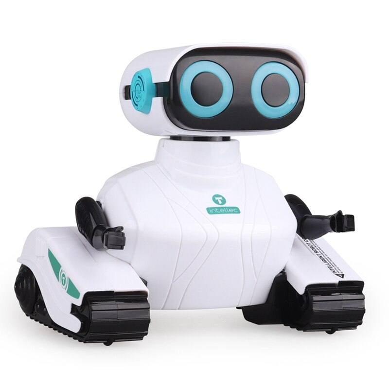 Rc robot bil 2.4 ghz fjernbetjening robot legetøj til børn med glans øjne dansetræk til børn drenge piger i alderen 6+