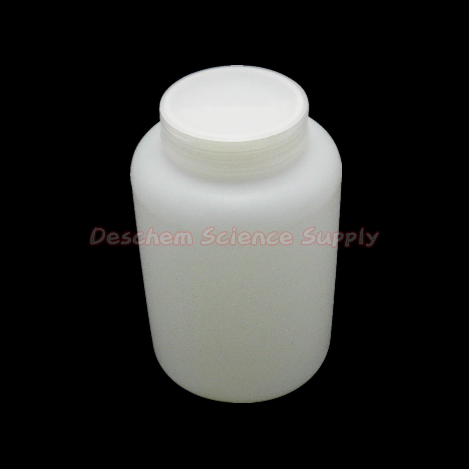 2000mL Plastic Reagent Bottle Wide Mouth 2Litre Chemistry HDPE Sample Flask