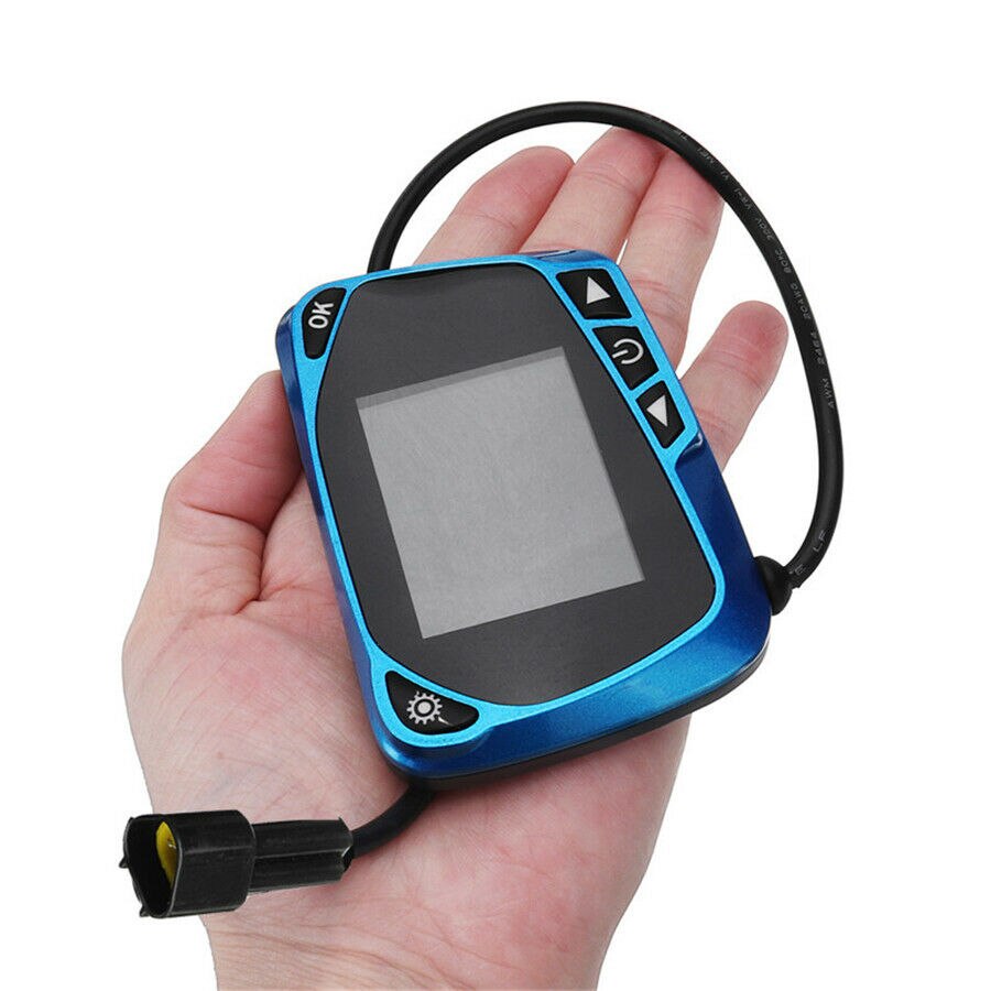 12V/24V LCD Switch Monitor Diesels Air Parking Heater Timer function Blue