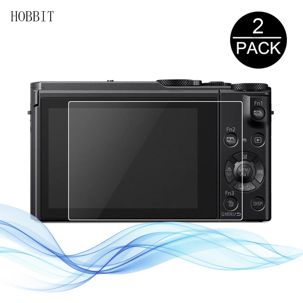 2 uds de vidrio templado 9H para Panasonic Lumix LX10 LX15 FZH1 LX9 ZS70 TZ90 ZS45 TS7 FT7 G6 TZ95 ZS70 TZ90 TS60 TZ80 película protectora