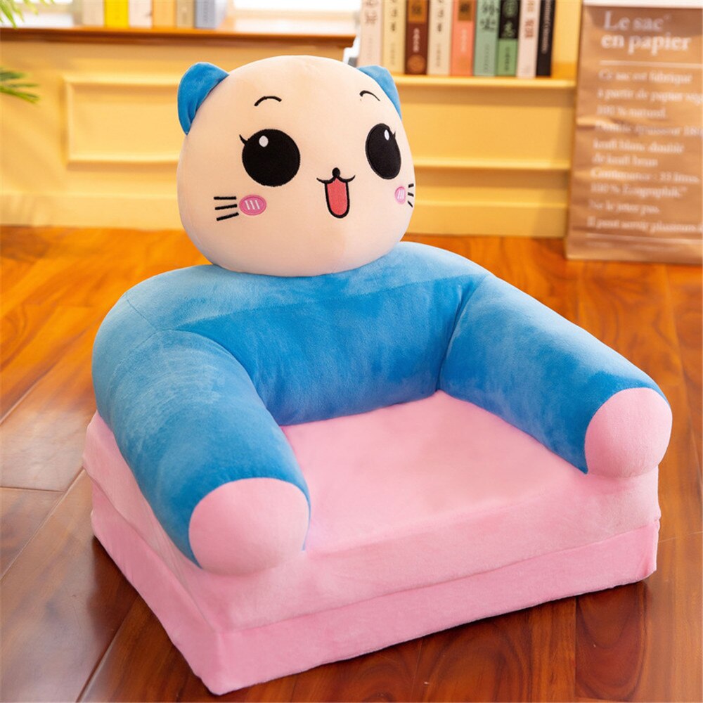 Baby Kids Sofa Alleen Cover Geen Vullen Cartoon Crown Seat Kinderen Stoel Nette Bladerdeeg Huid Peuter Kinderen Cover Voor Sofa vouwen: 14