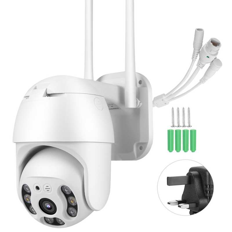 1080P WIFI IP Camera Waterproof 8 LED Night Vision Security Camera for Onvif: British regulatory