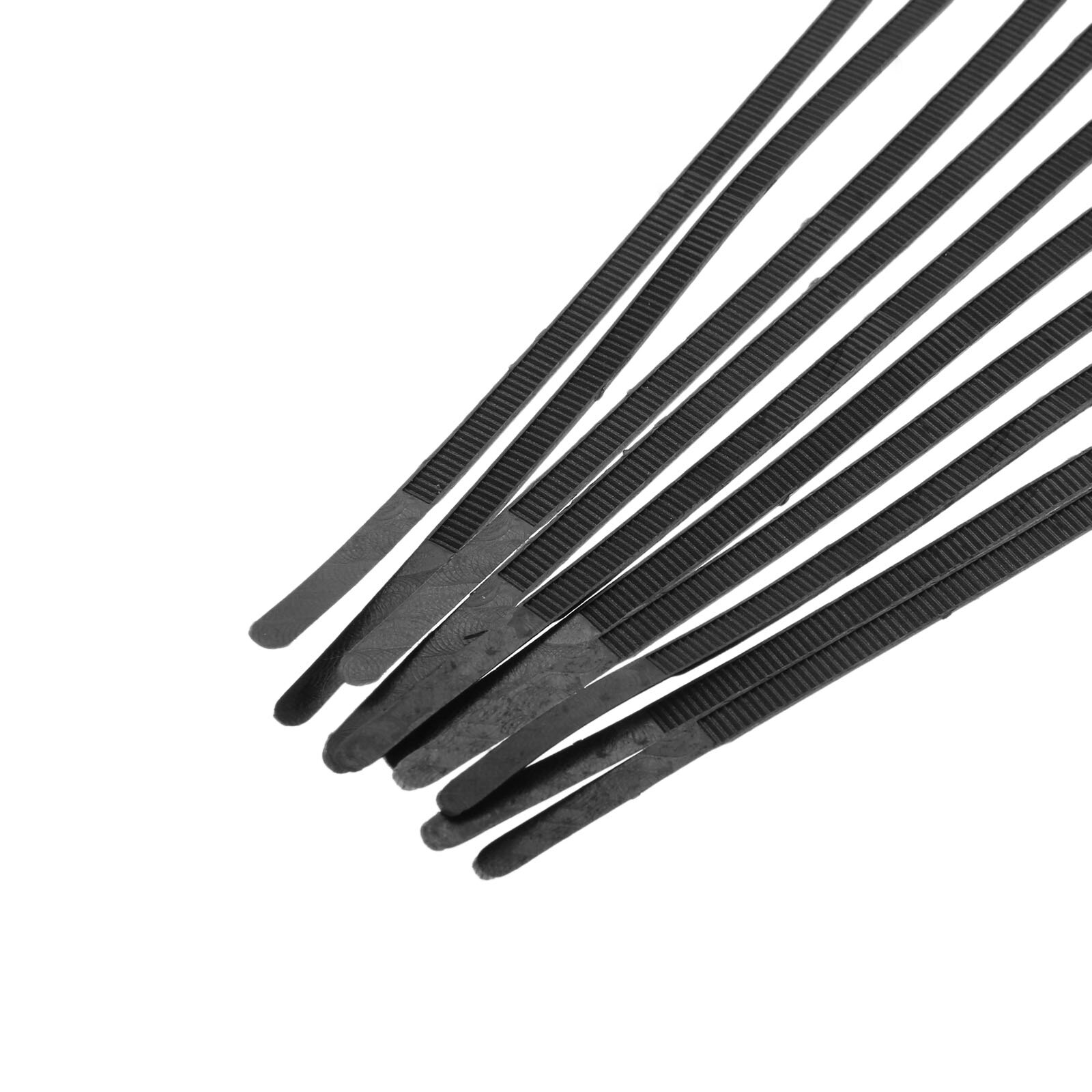 Yetaha 30 stk nylon svart bil kabel stropp trykk montere metalltråd slips holder klips klemme bil kabel festebånd