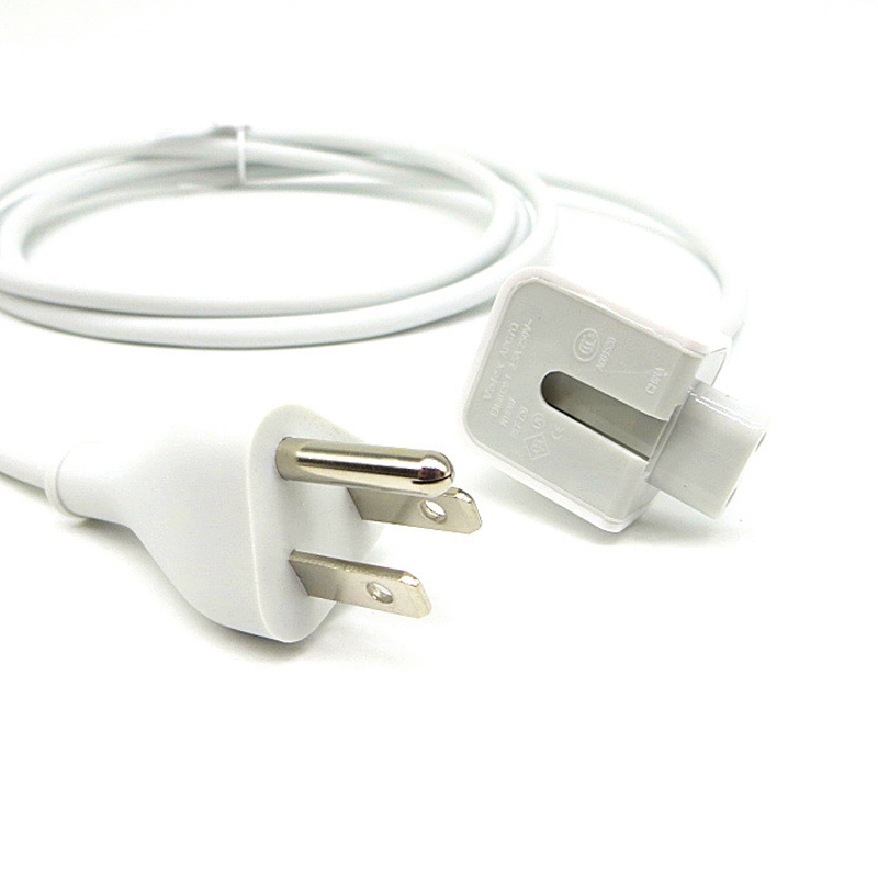 1.8m oss uk eu støpsel forlenger strømkabel ledning til macbook pro luft lader kabel bærbar pc шнуров strømkabel adapter: oss støpsel