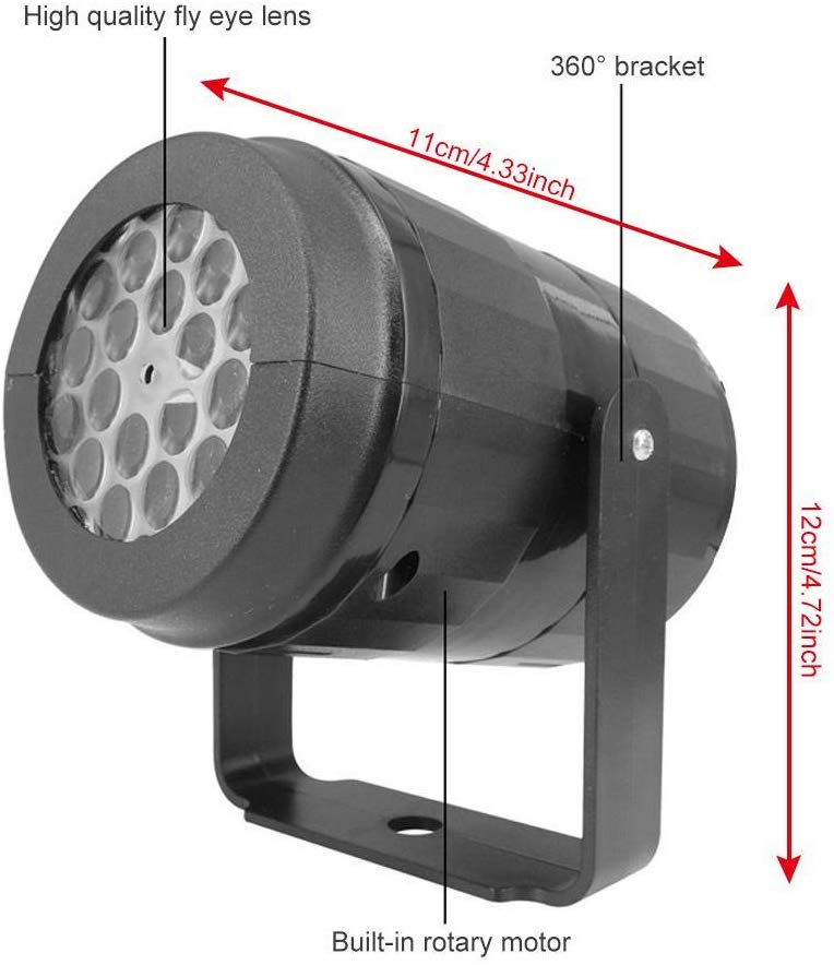 LED Bühne Lichter LED schneeflocke licht weiß Schneesturm projektor Weihnachten atmosphäbetreffend familie Party spezielle lampe