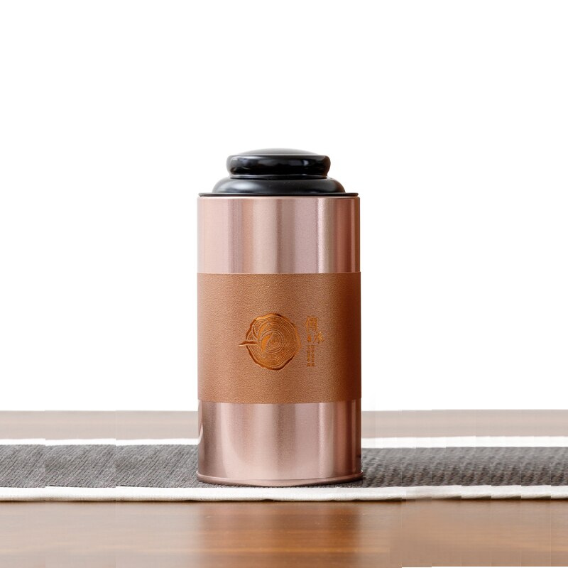 General Tea Tin Box 125g Tea Packaging Box Box Round Sealed Tin Can Household Metal Tea Set