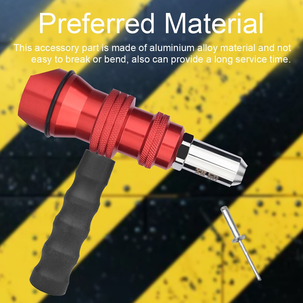 Aluminium Alloy Electric Rivet Adapter Rivet Machine Conversion Part Set Electric Rivet Machine Quick Conversion Joint