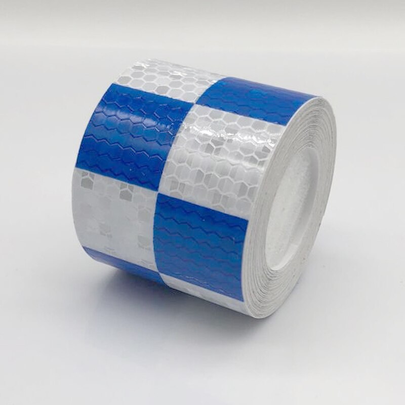 5 Cm X 5 M Bike Body Reflecterende Stickers Reflecterende Veiligheidswaarschuwing Conspicuity Reflecterende Tape Film Sticker Licht Bar Fiets toegang