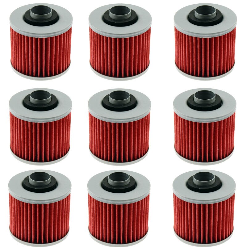 For yamaha xvs 650 drag star 4vr 1997-2004 xvs 650 a drag star classic 5bn 1998 1999 2000 2001-2005 xvs 650a motorsykkel oljefilter: 9 pc
