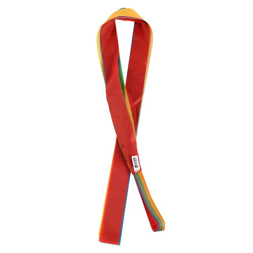 ruban de danse de gymnastique arc-en-ciel pour enfants, exercices de gymnastique rythmique, Fitness pour pom-pom girl