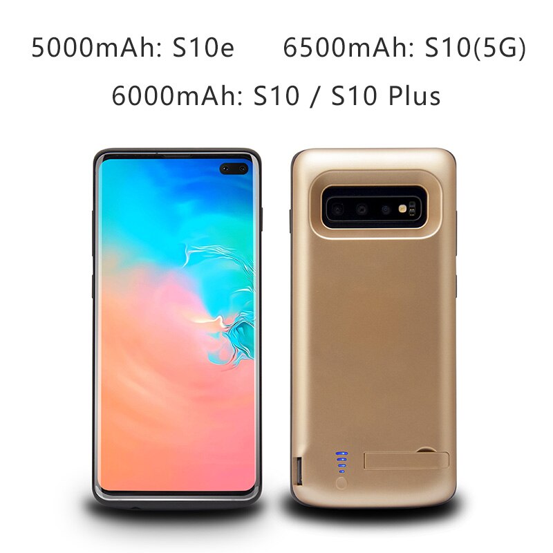 Funda de batería de 6000mAh para Samsung S10e S10 para Samsung Galaxy S10 Plus S10 5G