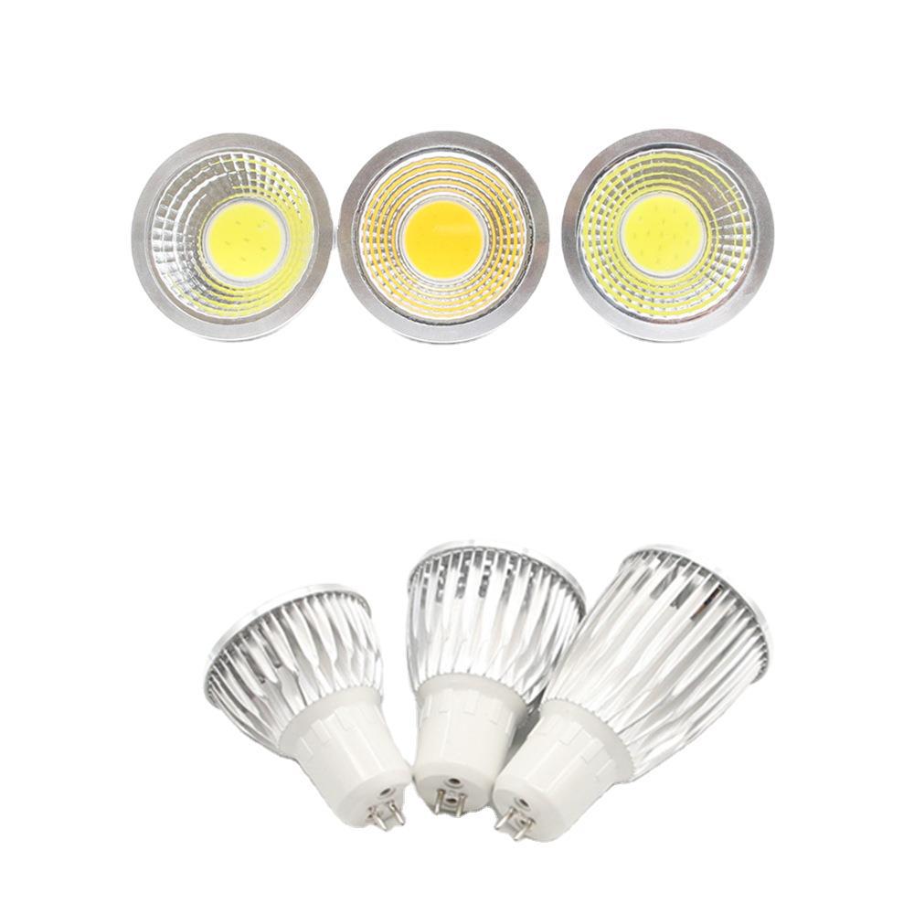 Super brilhante 9w 12 15 18 21 25 gu10 lâmpada led 110v 220v holofotes led branco quente/branco frio gu 10 cob lâmpada led lamparas led