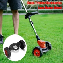 Grass Trimmer Rolling Wheel Effective Comfortable Garden Lawn Mower Accessories String Cutter Guider Tools