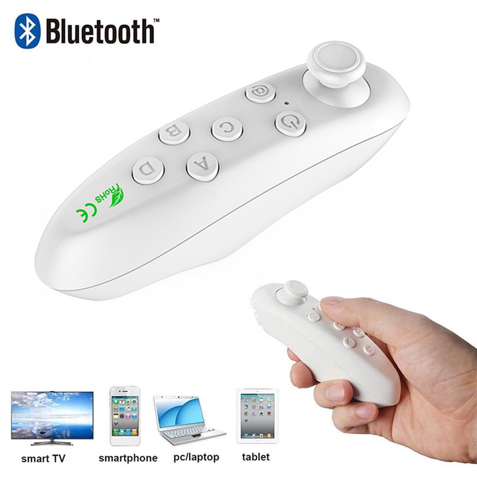 VR Remote Controller Gamepad Wireless Bluetooth VR Handle Game Control For IPhone For Android For