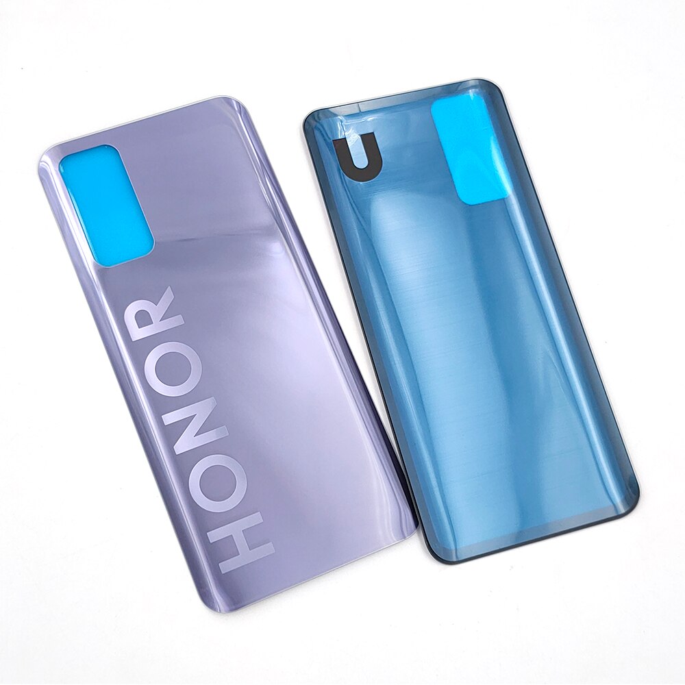 Honor 30 obudowa ze szkła wstecznego Huawei honor 30 pokrywa robić naprawy baterii obudowa tylnego panelu części zamienne z naklejkami i logo