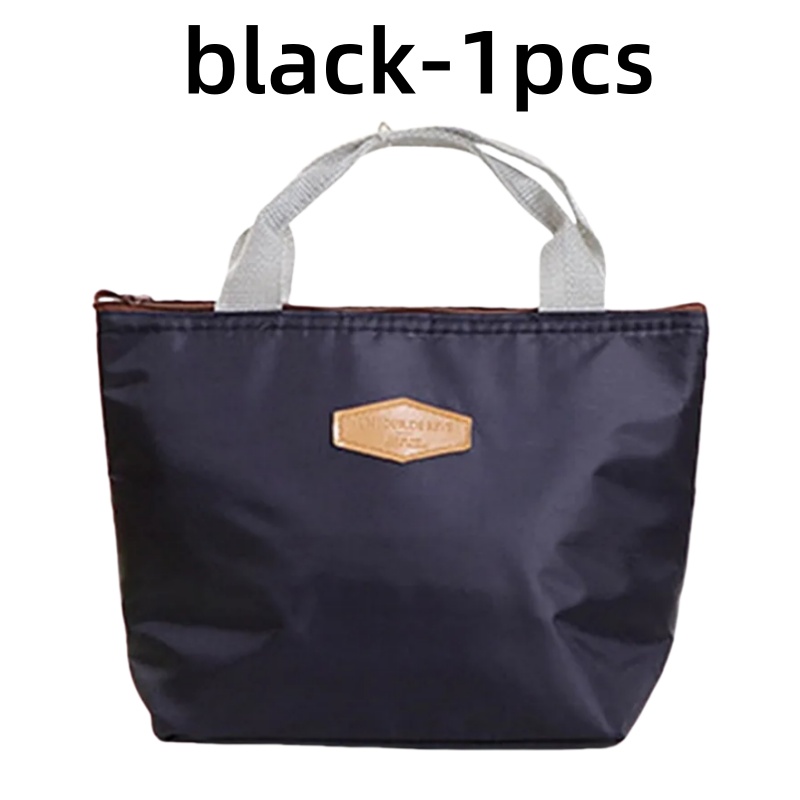 Portable Insulated Lunch Box, Cold Food Cooler, Thermal Bag, Insulated Lunch Box, Picnic Handbag, Cooler bag, Solid Color