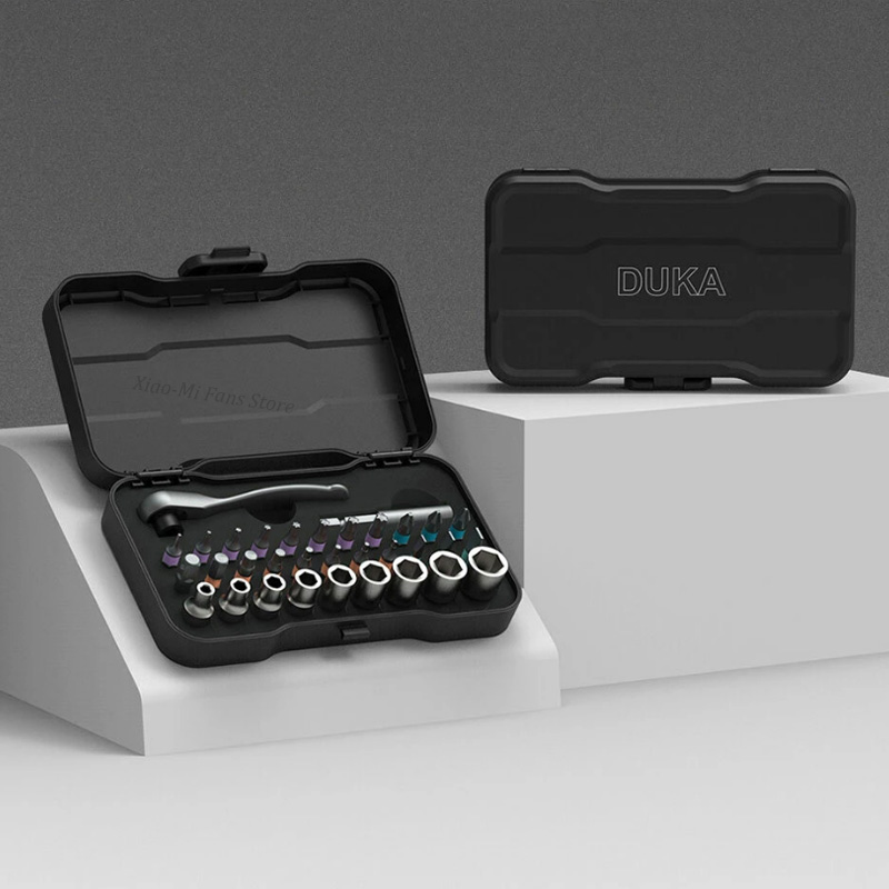 Youpin ATuMan DUKA RS2 RS1 Multi-purpose Ratchet Wrench Screwdriver S2 Magnetic Bits Tools Set DIY Household Repair Tool