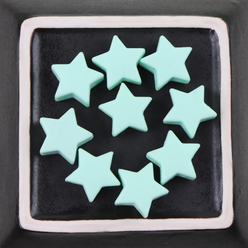 TYRY. HU 10 pc/lot étoiles bébé Silicone perles de dentition de alimentaire bébé produits collier à faire soi-même rongeur perles bébé jouets sûrs sans BPA: 38