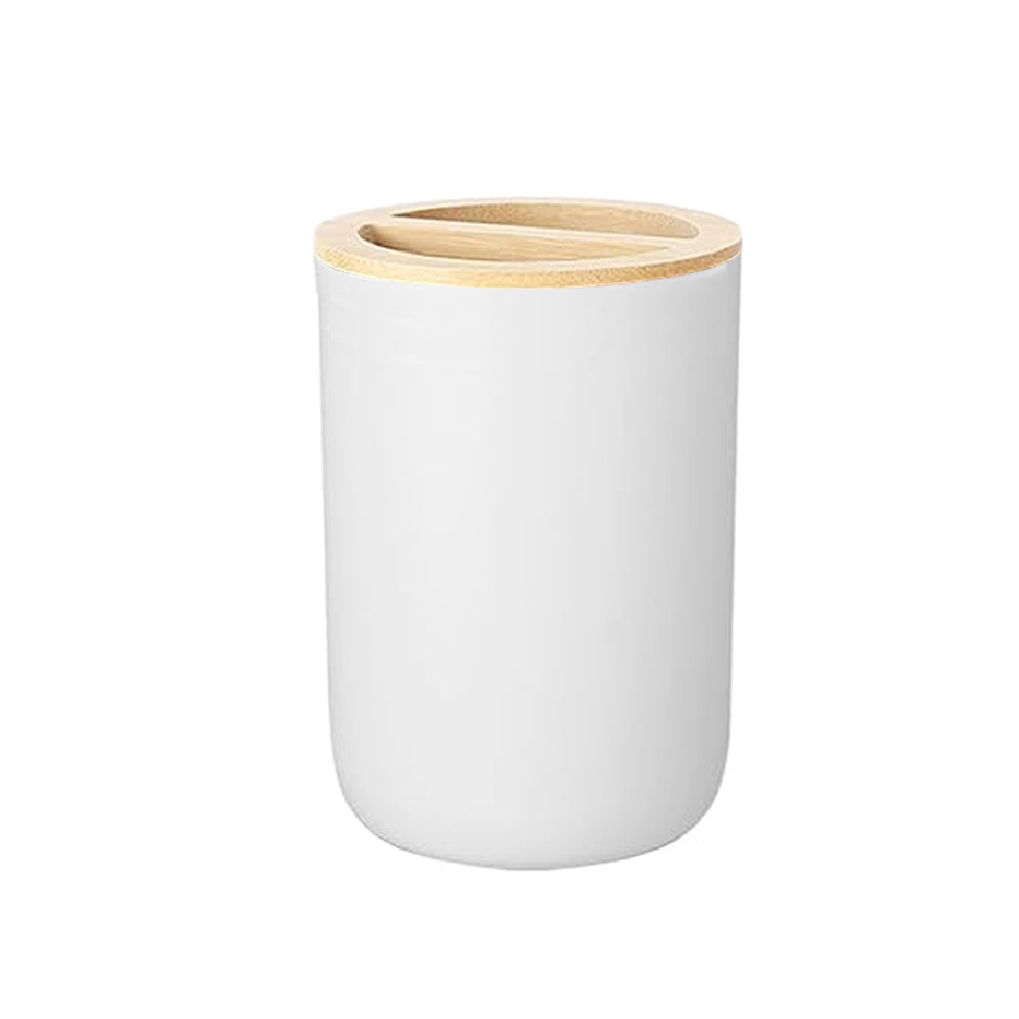 Schaumseifenspender mit Mundwasserbecher, Badezimmer, nachfüllbar, schäumende Handseife, Lotion, Flaschen, Küche, Hände und Spülmittel: Grau