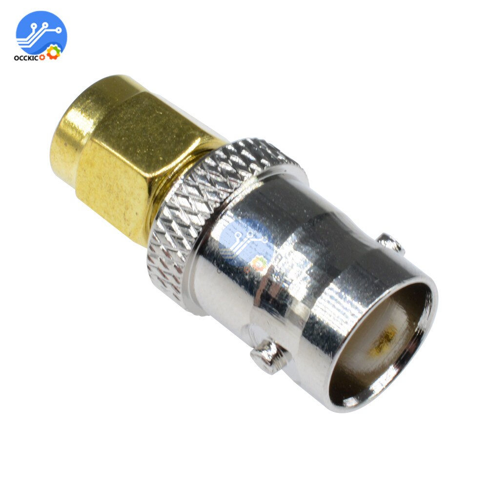 1 pcs RF Coaxial SMA Male Plug to BNC Female Connector Convert M/F Radio Antenna Connector Adapter