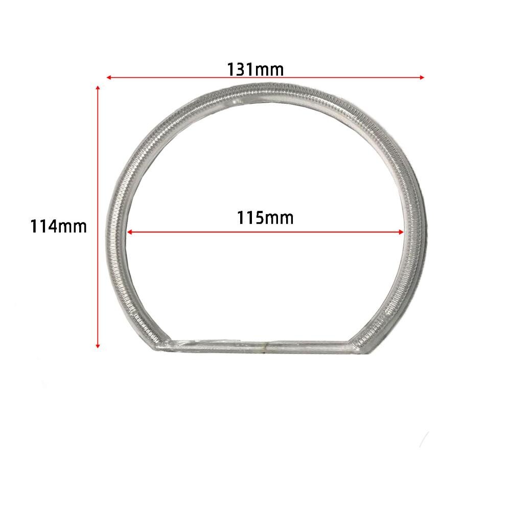 4Stck 131MM CCFL E36 Engel Augen Weiß Neon- Birne Halbkreis glühen Tagfahrlicht für Bmw E46 E39 3 serie