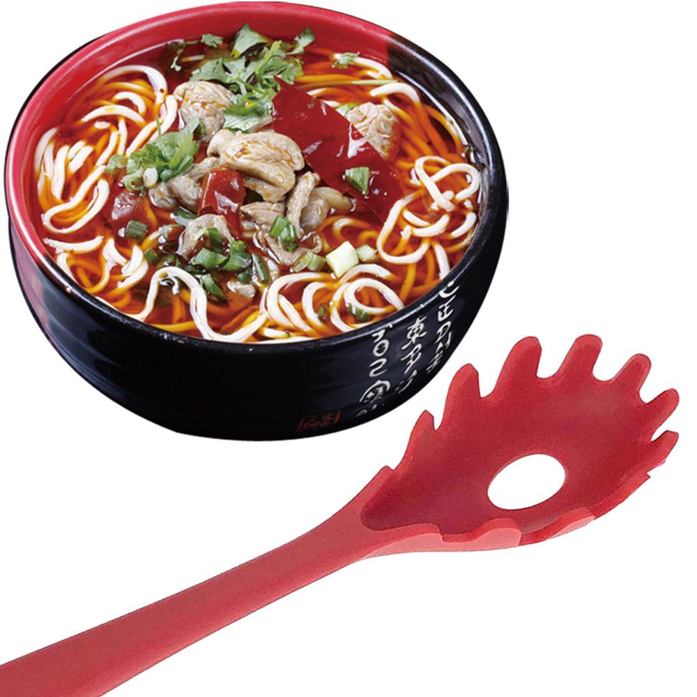 Silikone pasta scoops suppe nudler silikone durkslag varmebestandig spaghetti noodle sil server server værktøj