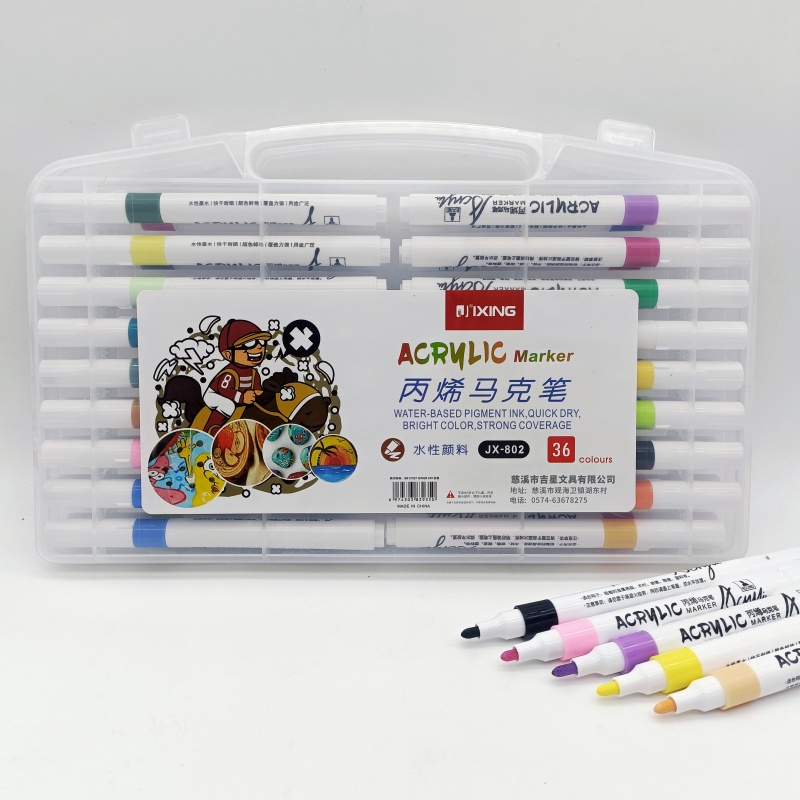 12 color /24 color /36 color /48 color /60 color acrylic marker Painting Graffiti thick brush stackable marker