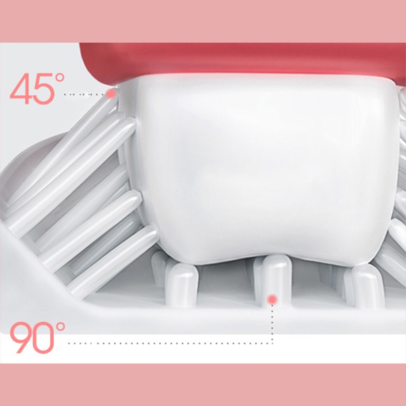 Crianças em forma de u escova de dentes de grau alimentício silicone macio cabeça da escova para crianças e crianças treinamento manual escova de dentes