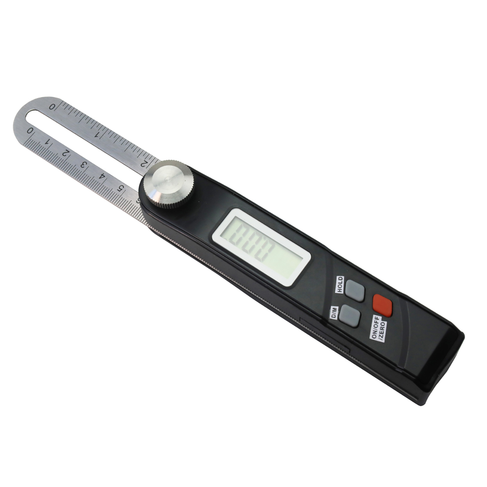 Craftsman 360° Rotary Digital Angle Ruler Sliding Scale T Square Gauge Protractor Angle Transfer Tool for Angles Measurement