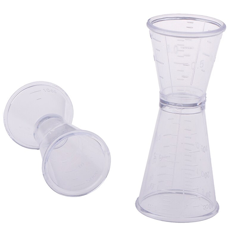 20/40ml transparent harts bar vin cocktail shaker jigger dubbel shot kort drink mixer vin mätare kopp bar tillbehör