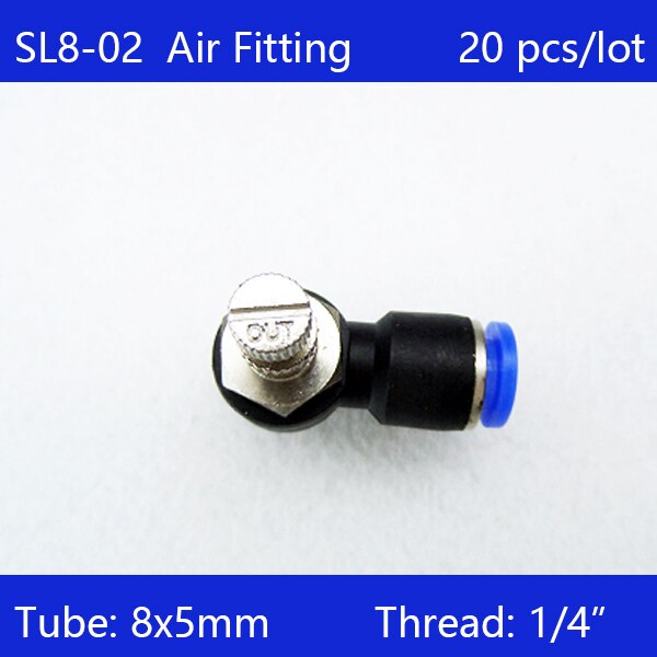 Nevoluxer Pneumatik Verbinder 8mm - Push-in Rohrverschraubungen G1/2 Für Luftschläuche