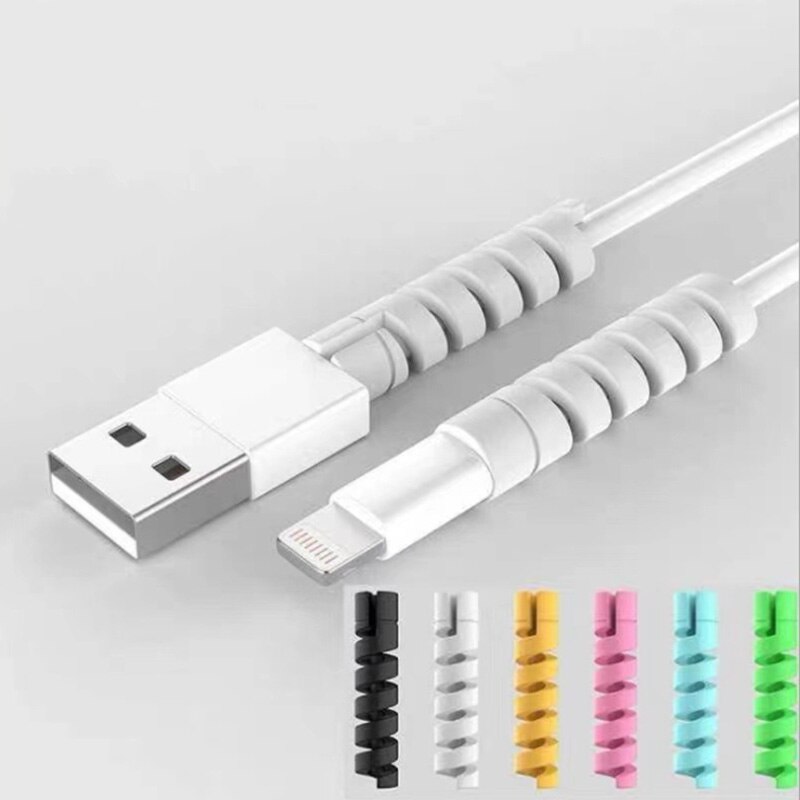 2-10Stck Ladekabel Schutz Für Handys Kabel Halfter Abdeckung kabel wickler Clip Für USB Ladegerät Kabel Verwaltung kabel veranstalter