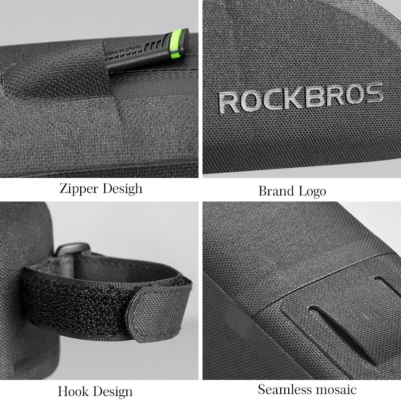 Rockbros Fietstas Fietstassen Frame Voor Tube Waterdichte Tas Fietsen Mtb Road Bag Storage Fiets Accessoires