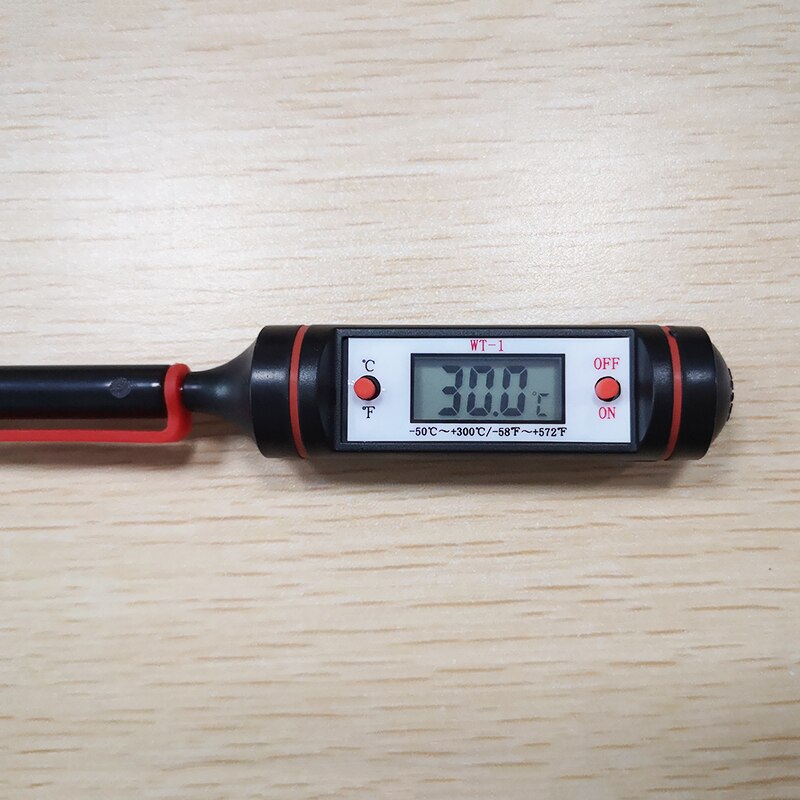1pc draagbare digitale keukenthermometers wt -1 bbq vlees water olie koken elektronische sonde voedsel oventhermometer met buis
