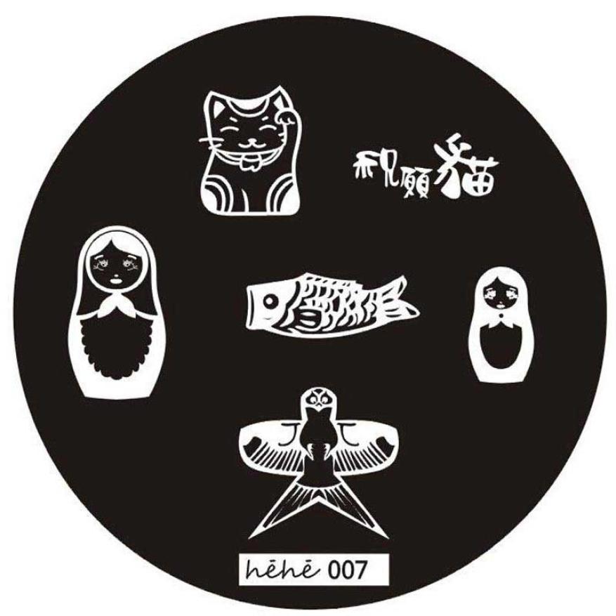 Mønster negle stempling plader stål plade nail art billede stempel stempling plader manicure skabelon 2 jy 24