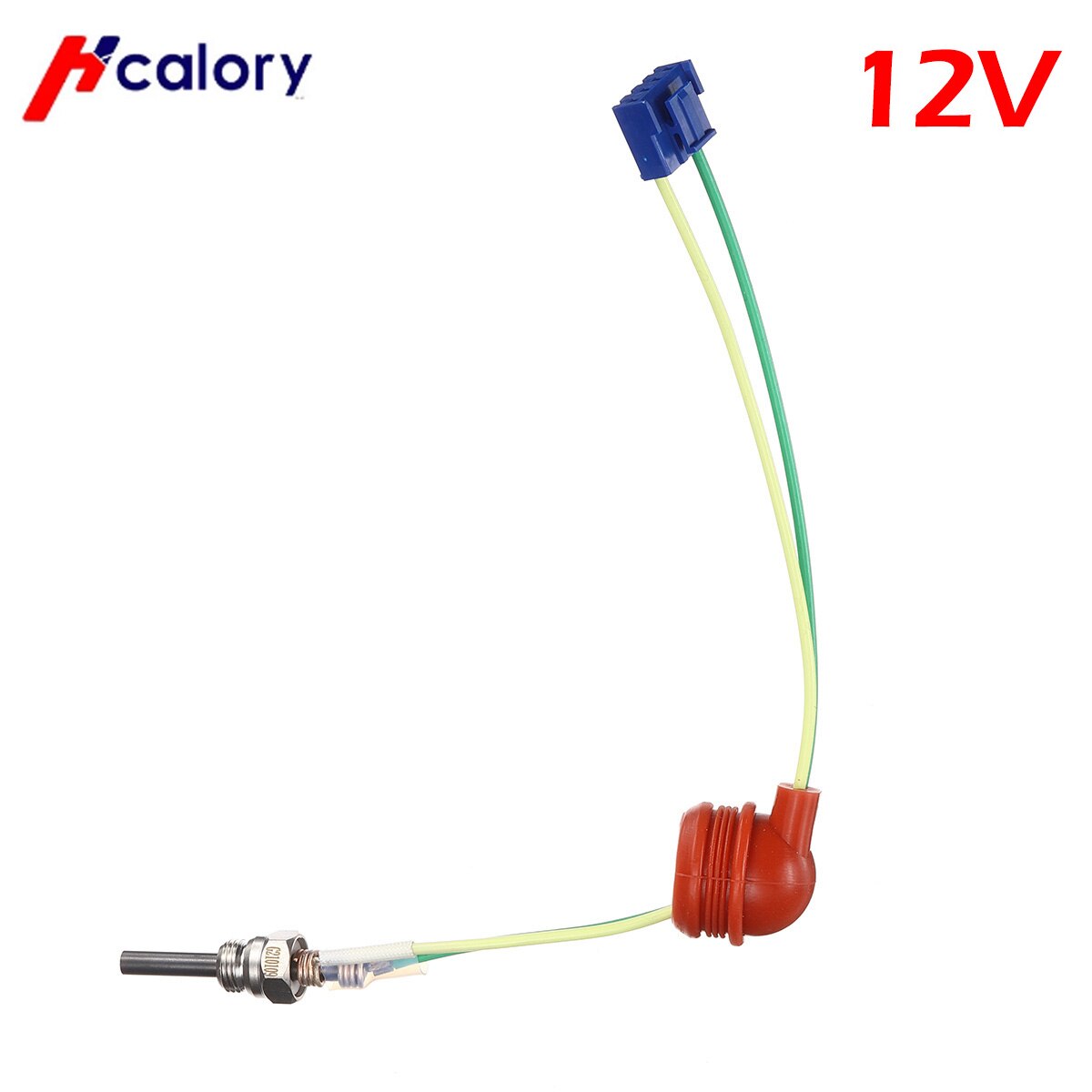 HCalory 12V Glow Pin Glow Plug for Car Truck Bus Caravan Boat 5-8KW Air Diesel Parking Heater Heating Wire Glow Plug