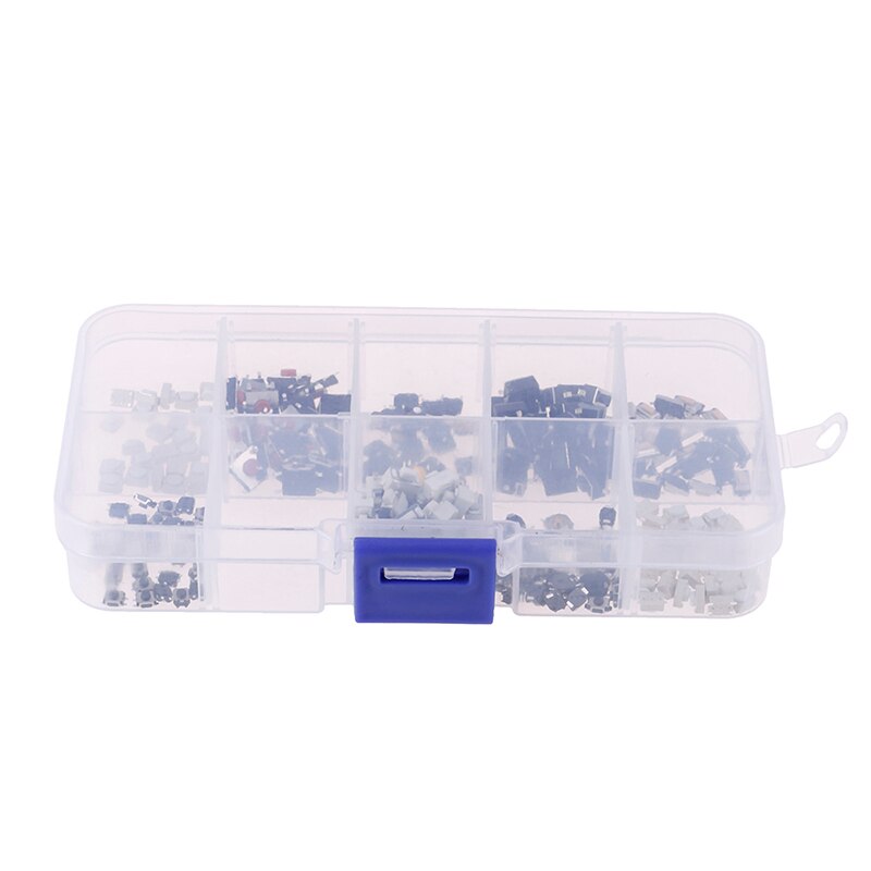 250 stk/æske 10 modeller bil fjernbetjening tablet mikro switch nøgle touch taktil trykknap komponent