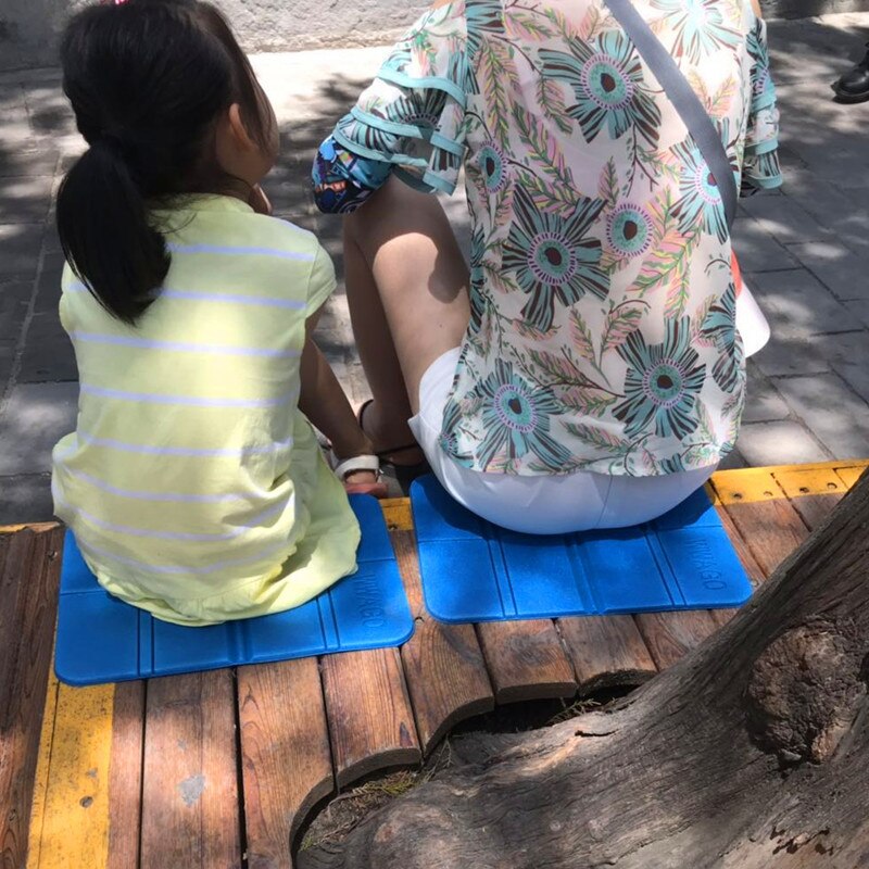 XPE 8 Folder Camping Mat Folding Portable Small Cushion Seat Pad Moisture-Proof Waterproof Prevent Dirty Picnic Mat Beach Pad