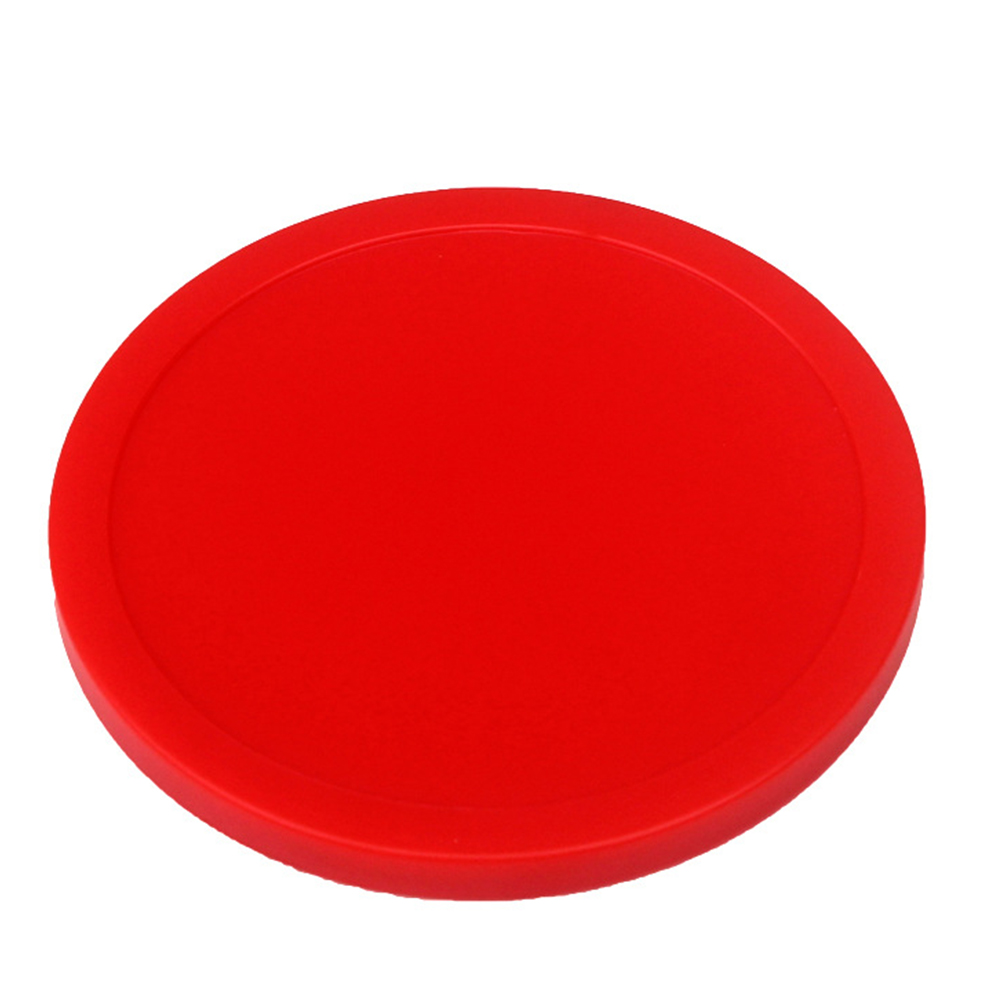 4 Uds 75mm empujadores para Hockey discos rojo Hockey de aire niños Mesa Mini Hockey sobre hielo pieza de suspensión de aire accesorios bola deporte