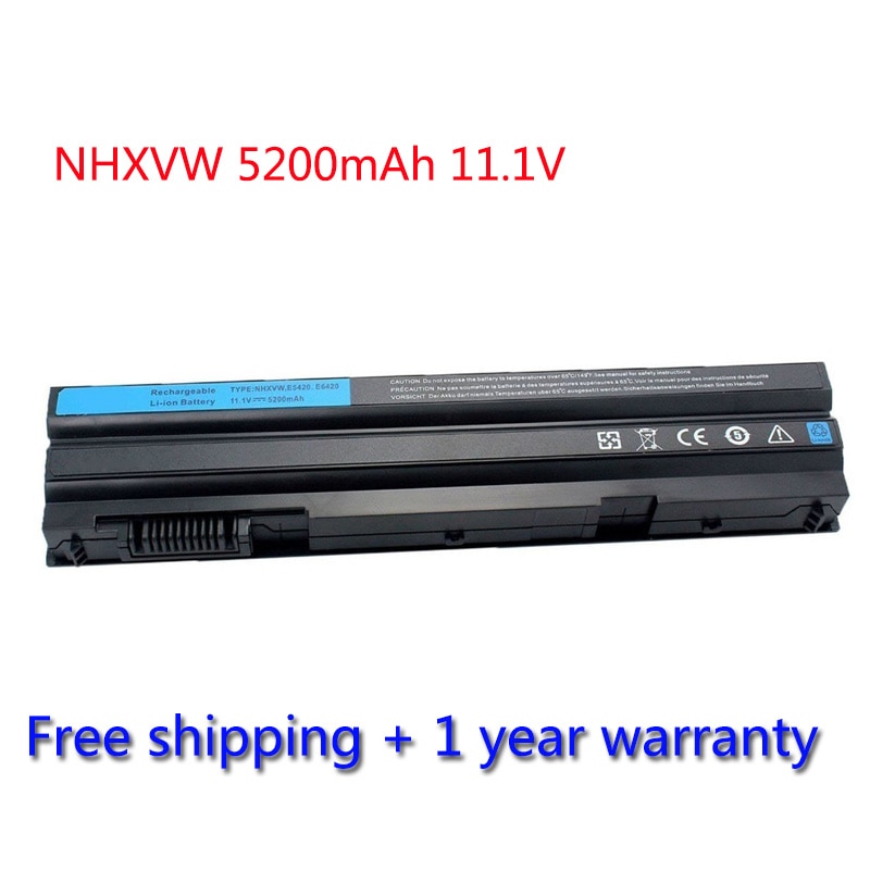7 batteries XINbox HXVW 8858X, 6 cellules, pour Dell Latitude E5420 E5430 E6420 E6430 E6520 E5530 M5Y0X HCJWT T54FJ 911MD 4YRJH prrrrf KJ321