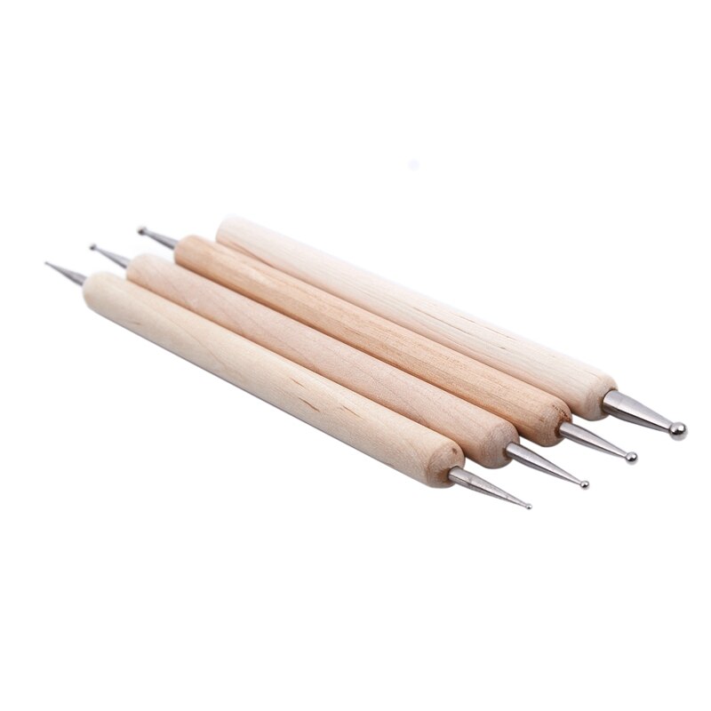 3 Pcs Stainless Steel Wax Sculptors Clay Sculpting Tool & 8 Pcs Ball Stylus Dotting Tools for Pottery Ceramics Doll