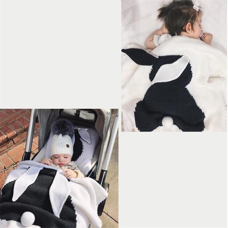 Pasgeborenen Slapen Quilt Deken Baby Speelkleed Konijn Kinderwagen Cover Kinderen Quilt Dutje Student Kids School Dekbed Sofa Dekens
