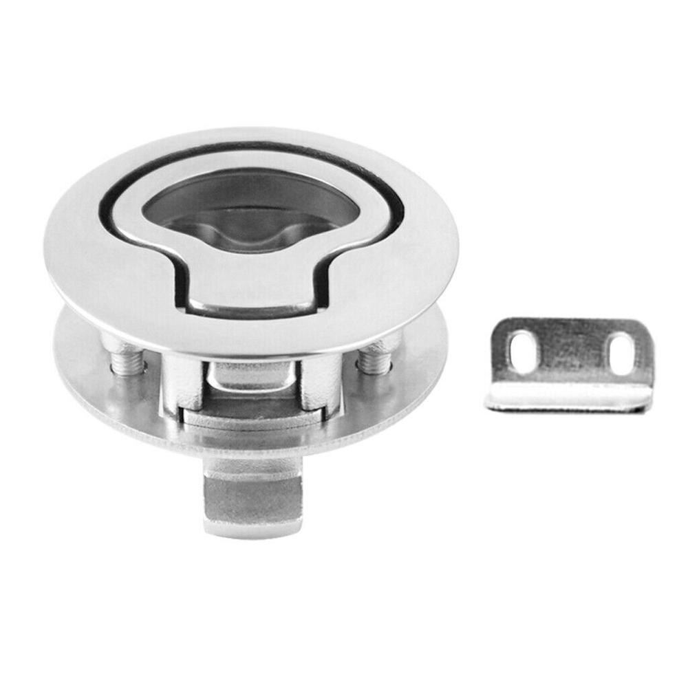 Båd 316 rustfrit stål 2 '' løftehåndtag flush pull oplåsningslås 50mm