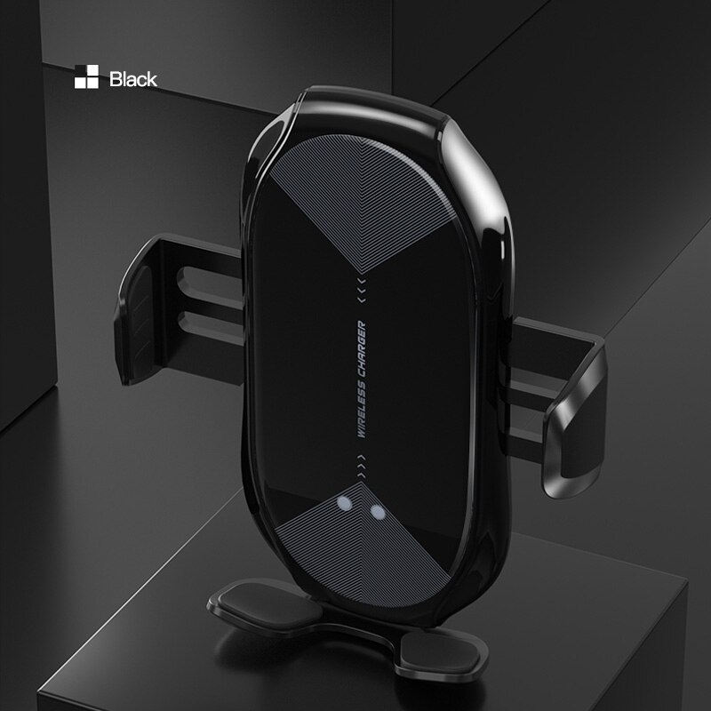 T6 Car Phone Holder Smart Phone Bracket Induction Wireless Charger Mobile Phone Stand 10W Fast Charge With Magnetic Head: 06