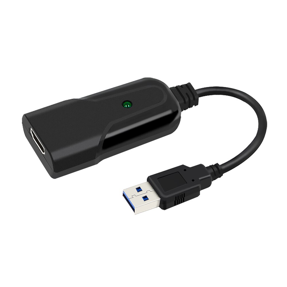 USB Video Capture Card 1080P/60fps HDMI To USB Adapter Gaming Video Capture Card For Windows/Mac Portable Size No Need To Drive