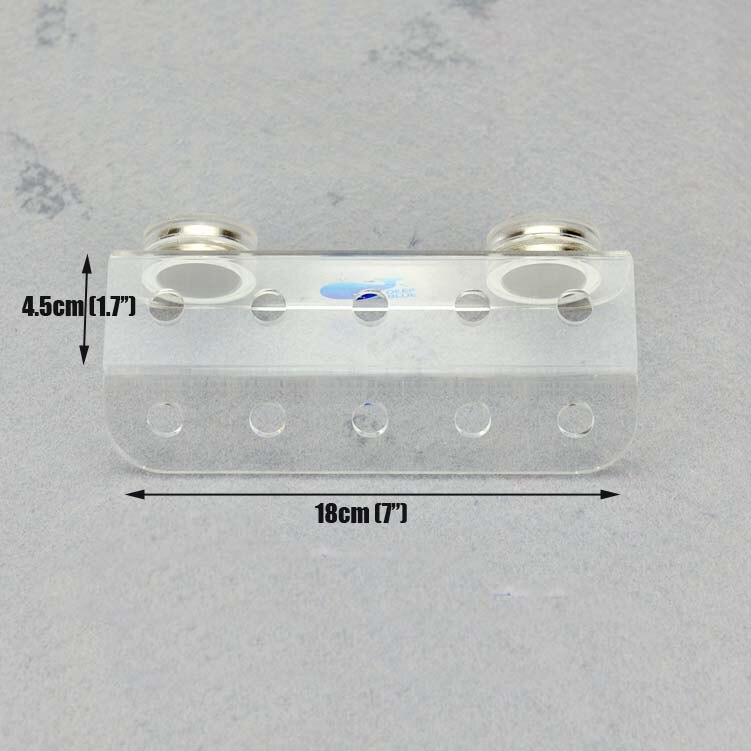 SPS phyto plus coral frag rack stand bracket mini nano strong magnet fix aquarium fish reef tank inclined plane: 18cm with 10 base
