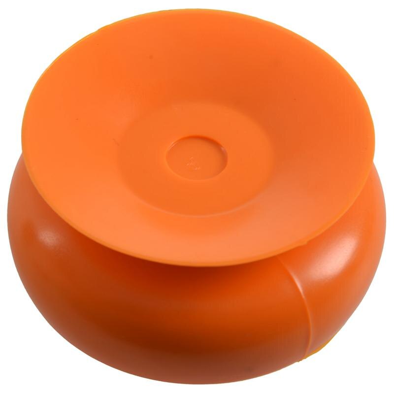 7cm étanche cuisine salle de bain douche horloge ventouse ventouse mur Orange