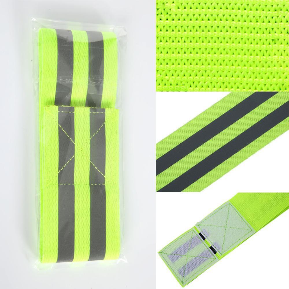Reflective Armband Elasticated Armband Sport Ankle Safety Walking Jogging Leg Straps Biking Reflective Running Tape For Nig J3Y9